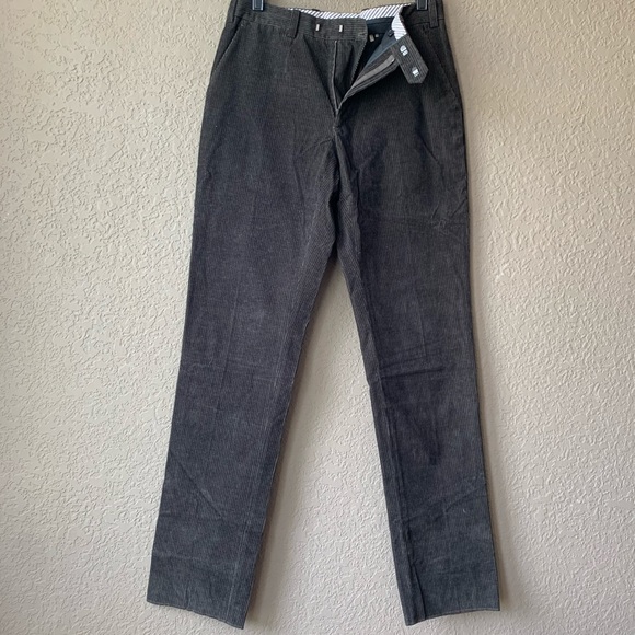 Elie Tahari fitted plain front unhemmed cordoruy - Picture 10 of 13